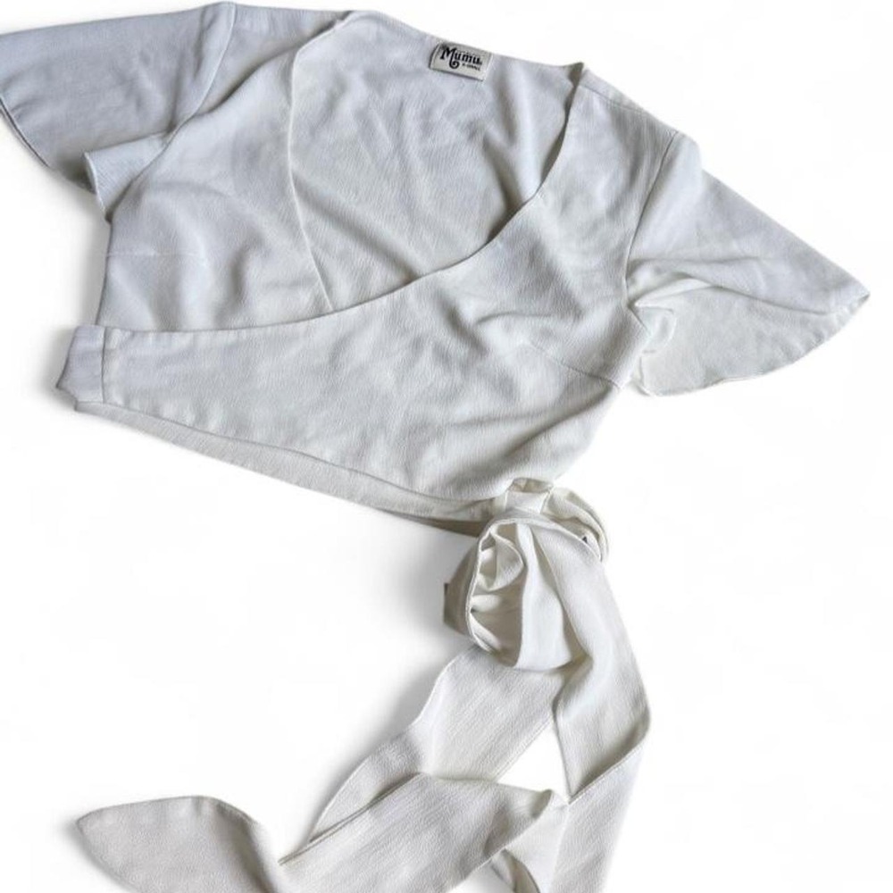 Show Me Your MuMu - White crop top - XS